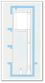 油圧式　エレベーター(荷物用)